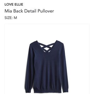 Love Ellie Navy Sweater